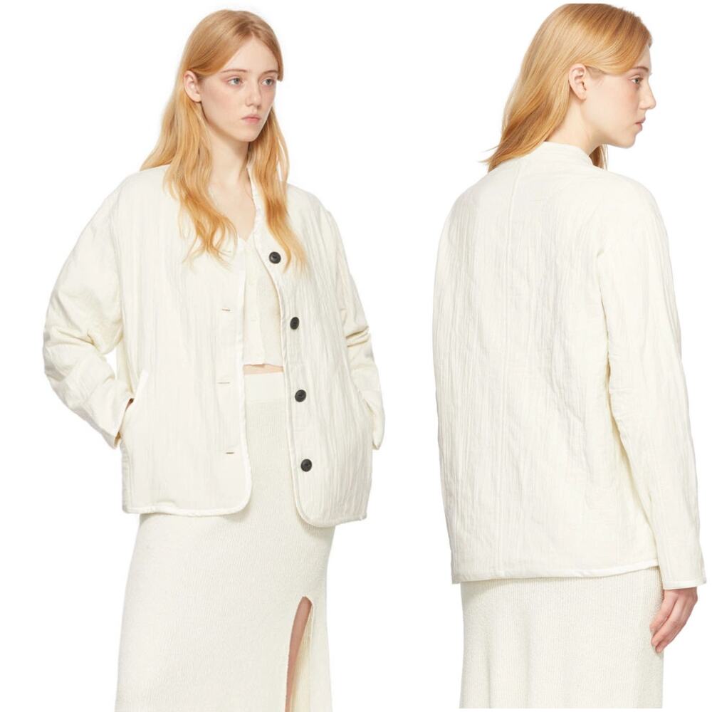 Rag & Bone Off-White Trail Liner Jacket Quilted Cotton Small